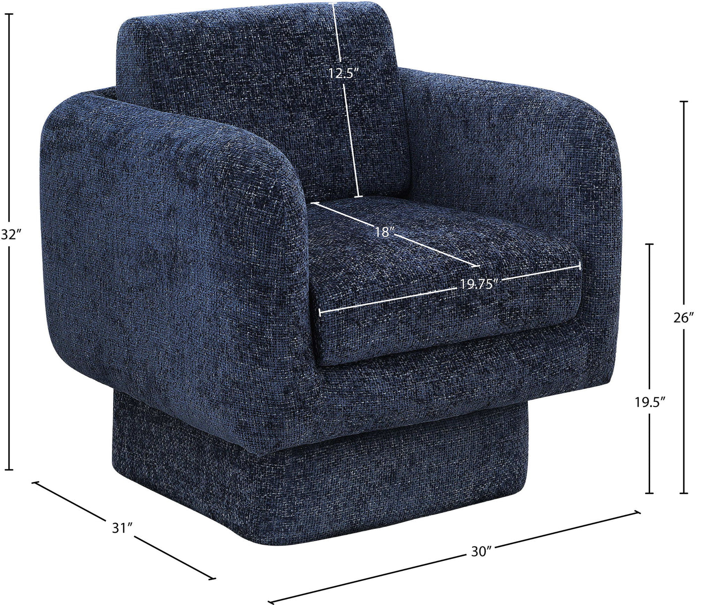 Alessandra - Swivel Accent Chair