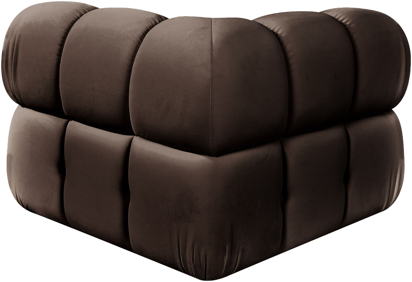 Orin - Velvet Performance Fabric Upholstered Modular Corner Chair