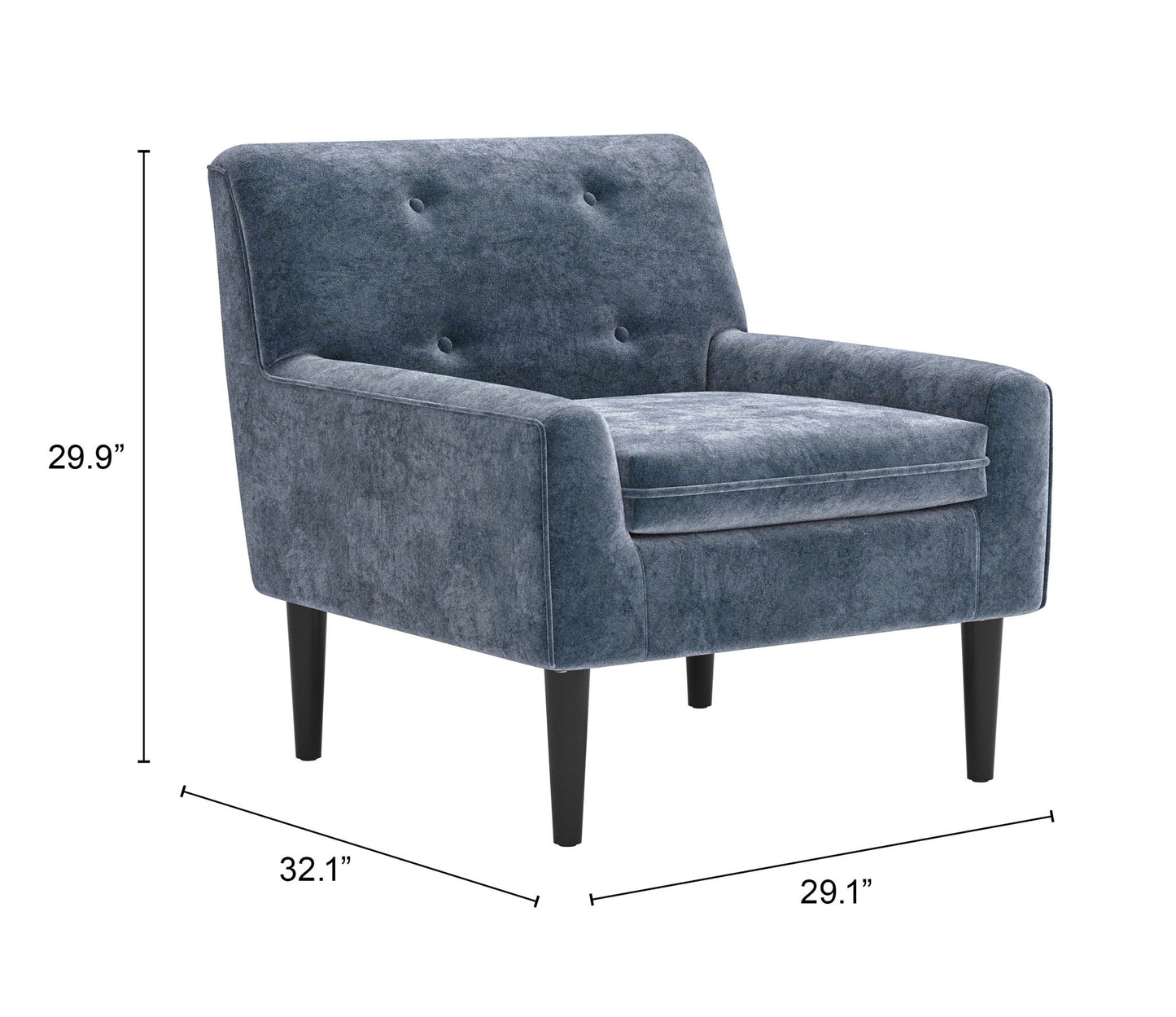 Frankfurt - Armchair - Gray
