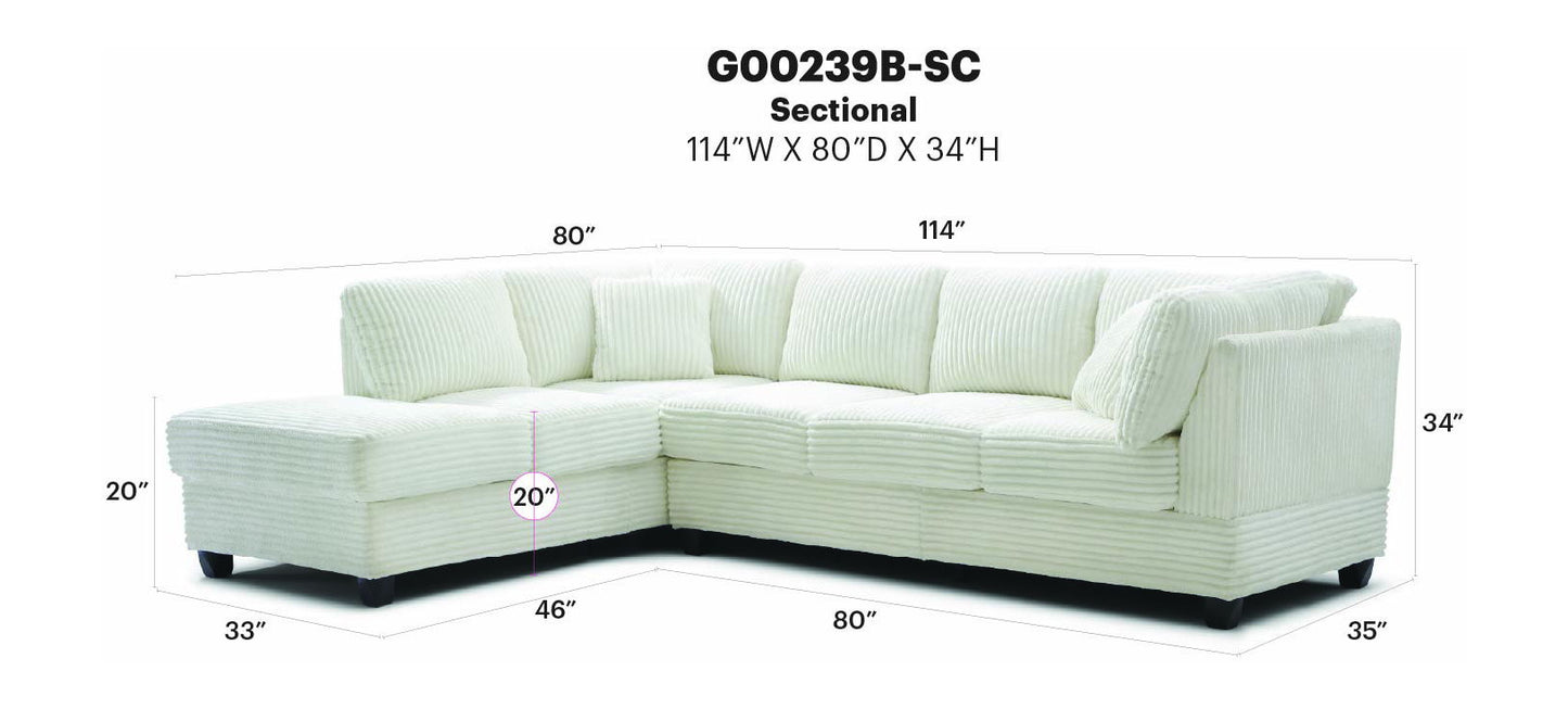 Glory Furniture - Perth - Sectional