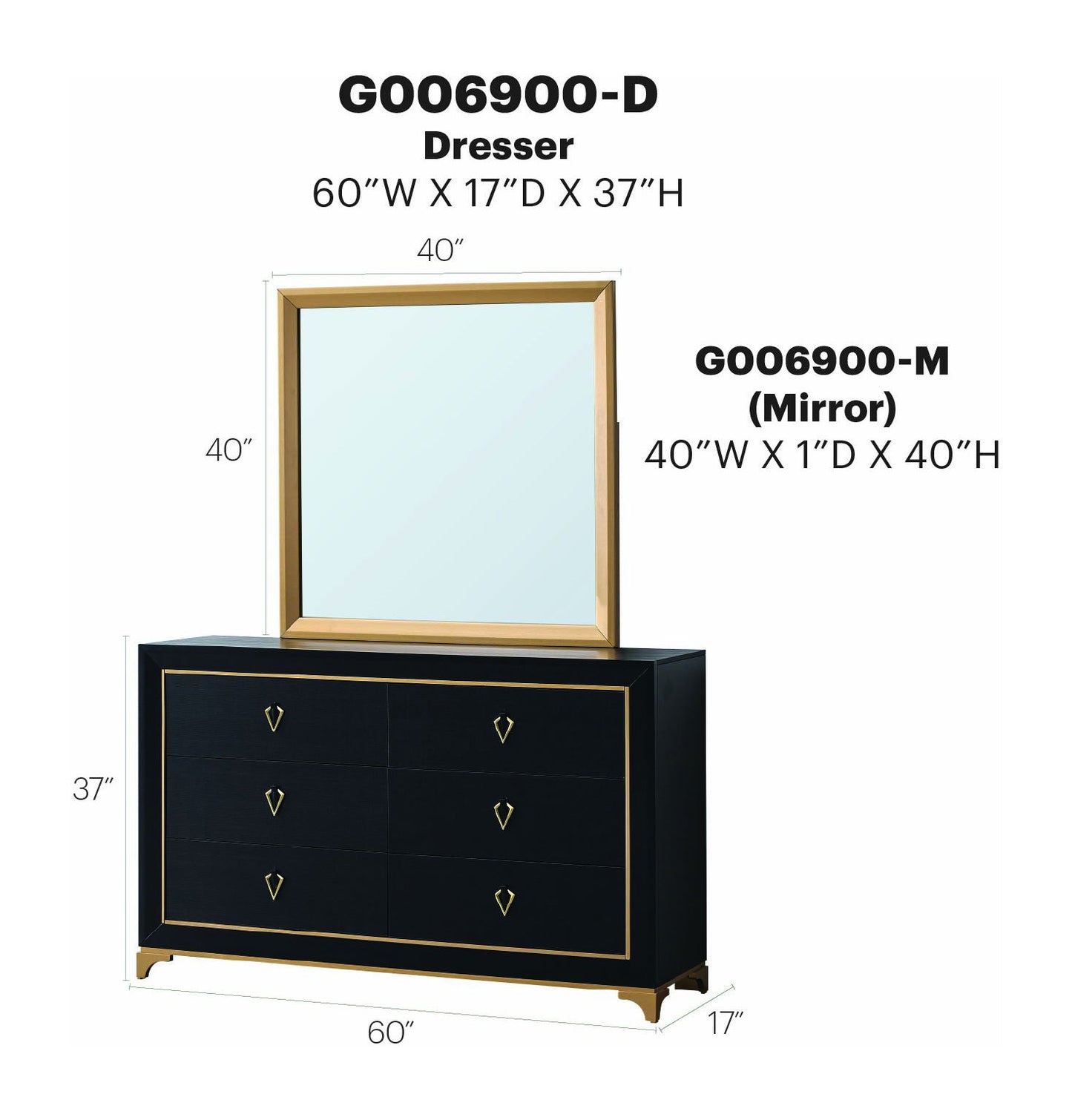 Glory Furniture - Kramer - Dresser