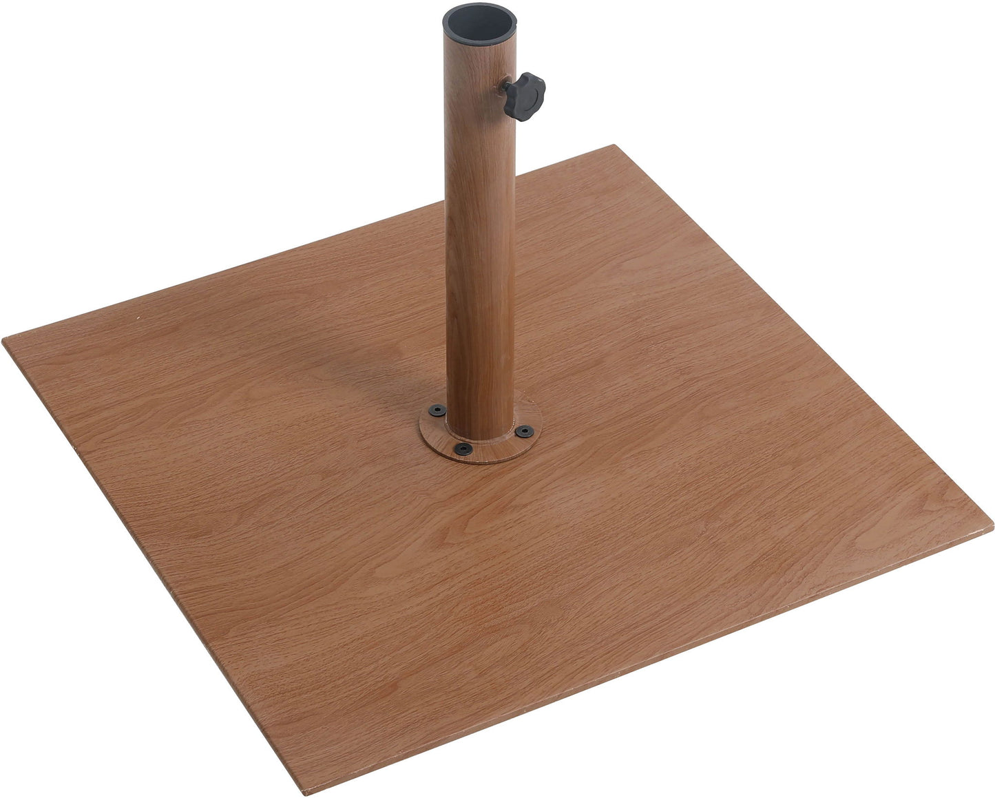 Amalfi - Aluminum Patio Umbrella - Light Brown Base / Light Brown Pole