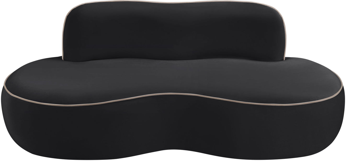 Swerve - Velvet 77" Upholstered Loveseat