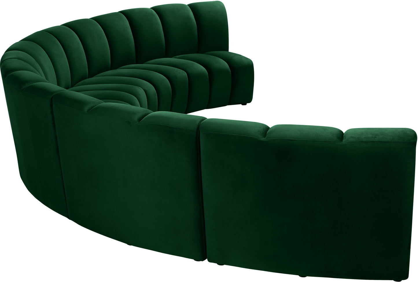 Infinity - 5 Piece Velvet Modular Sectional