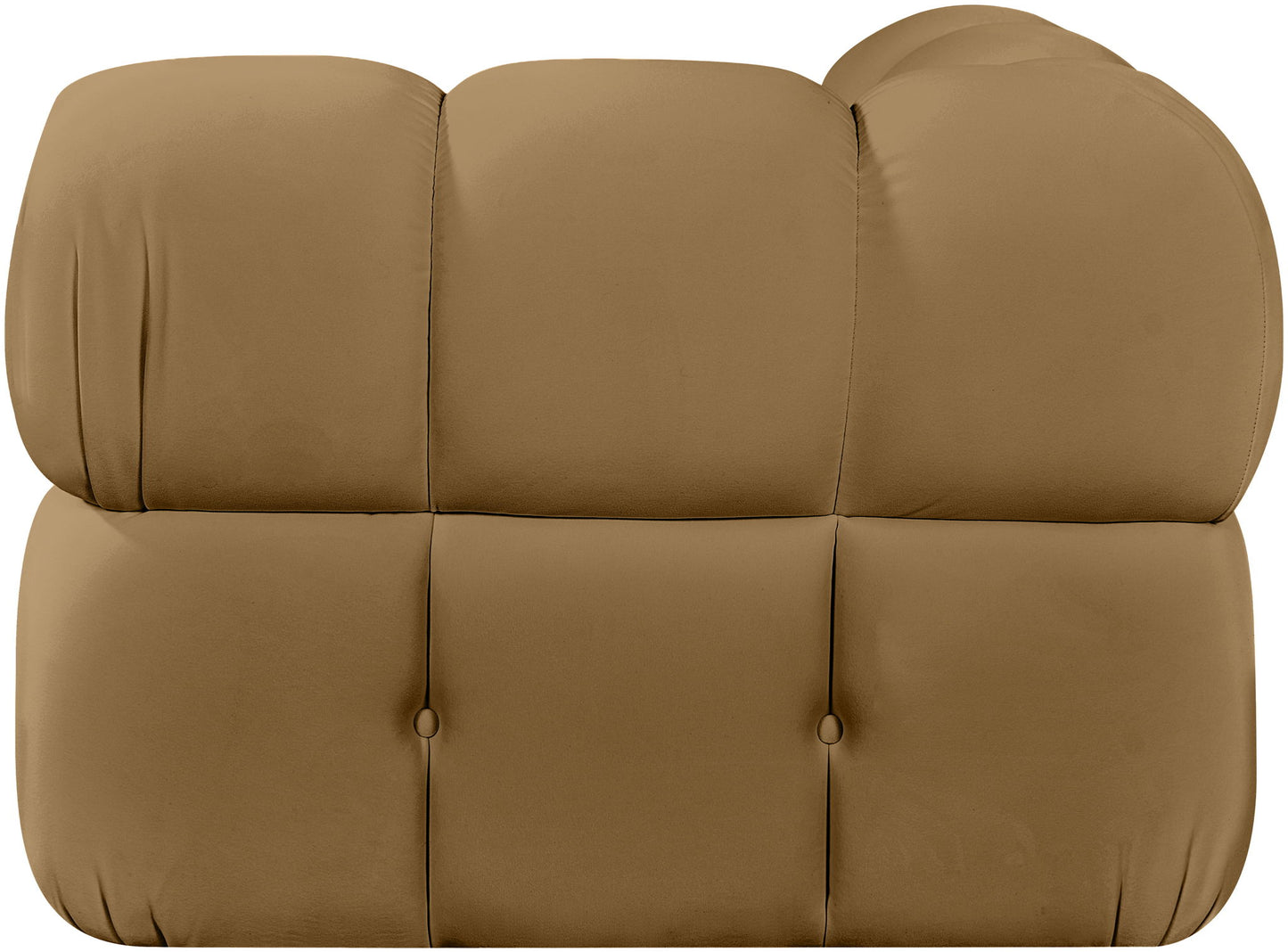 Orin - Velvet Performance Fabric Upholstered Modular Corner Chair