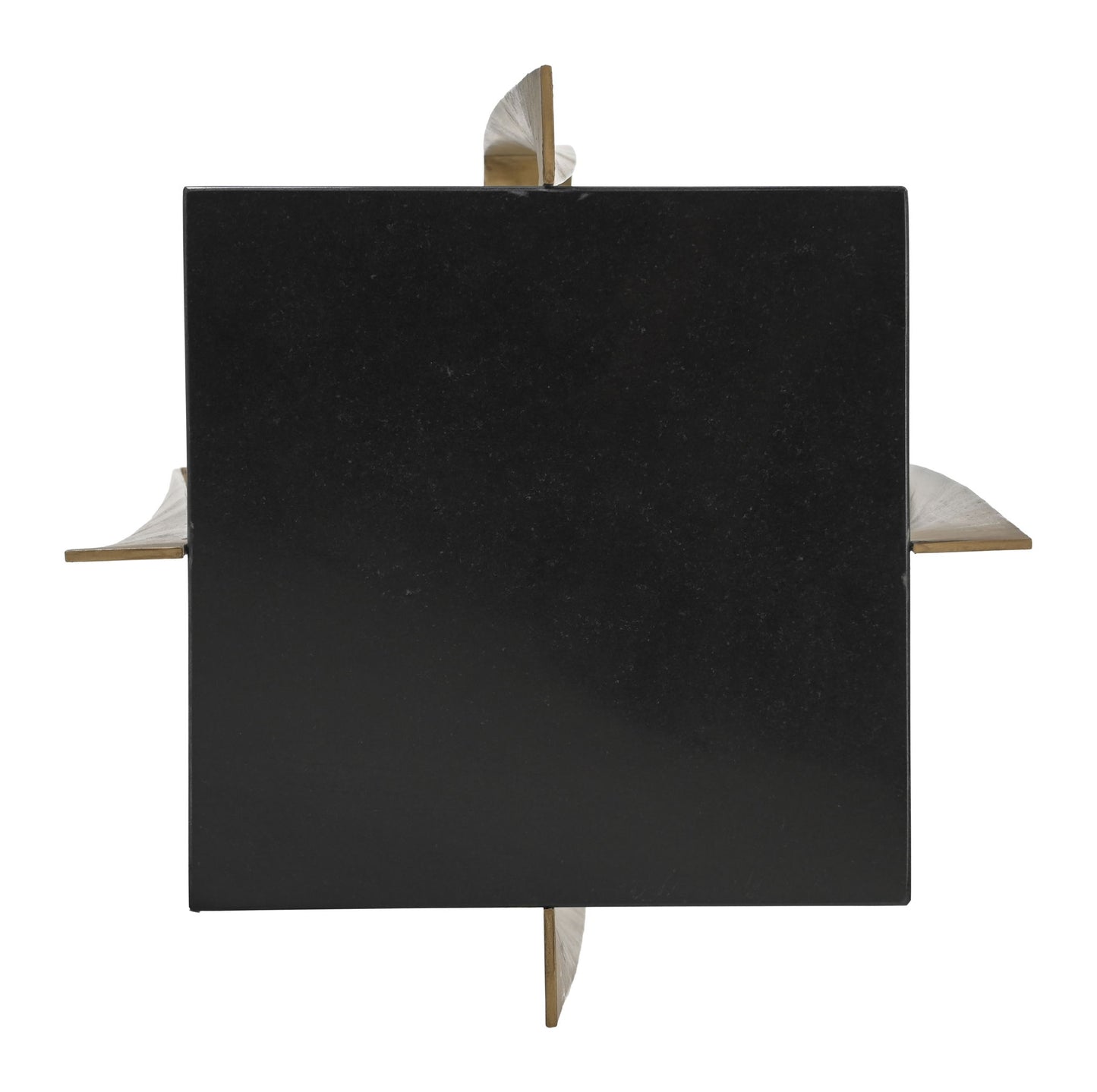 Noara - Accent Table - Black / Brass
