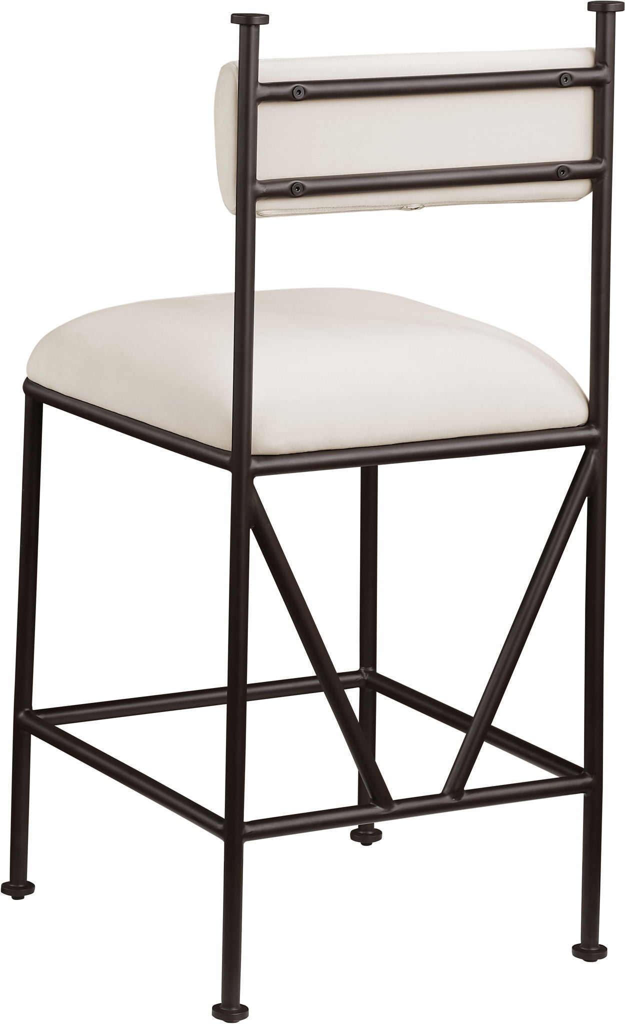 Monarch - Velvet Counter Stool (Set of 2)