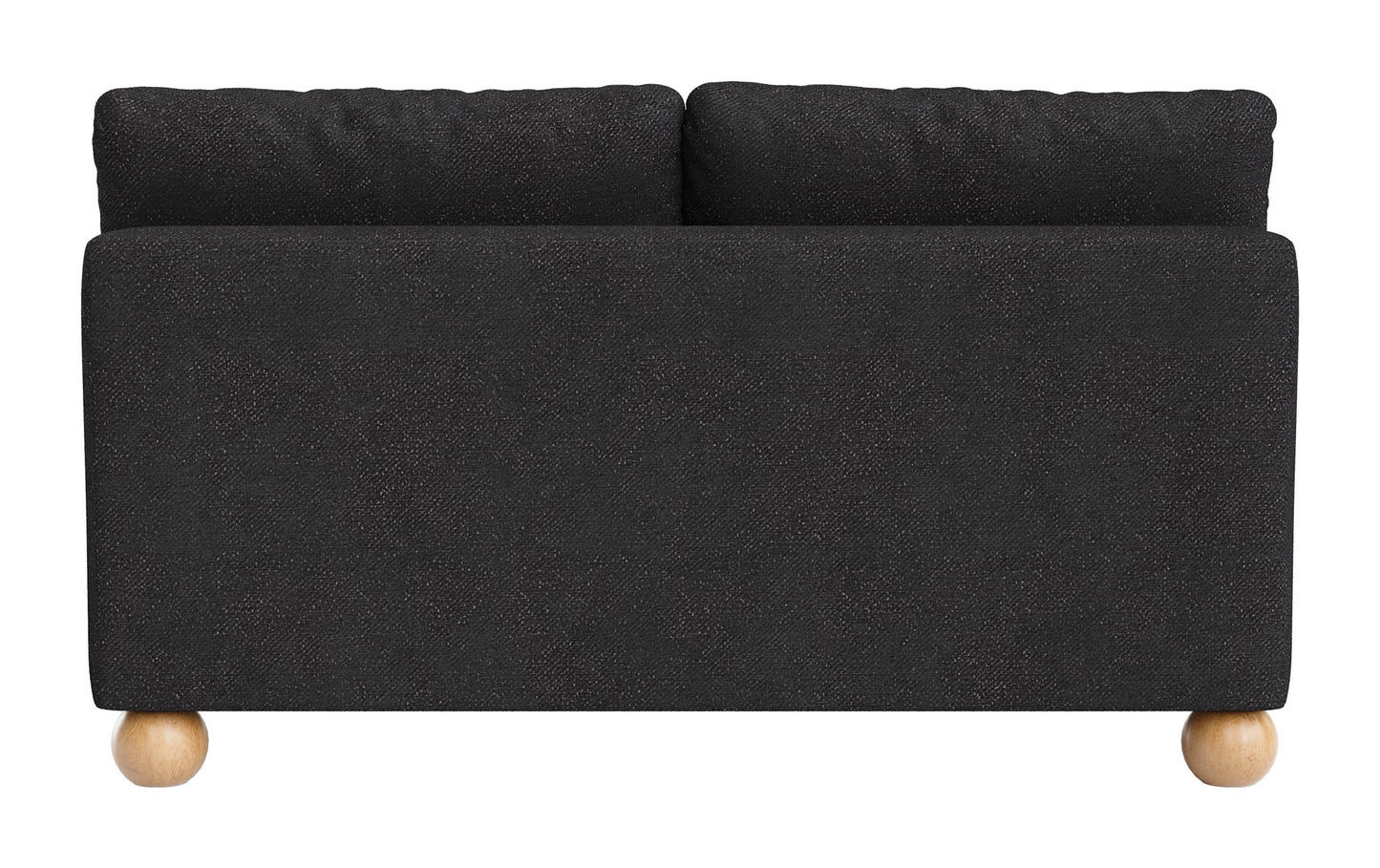 Minze - Loveseat - Black