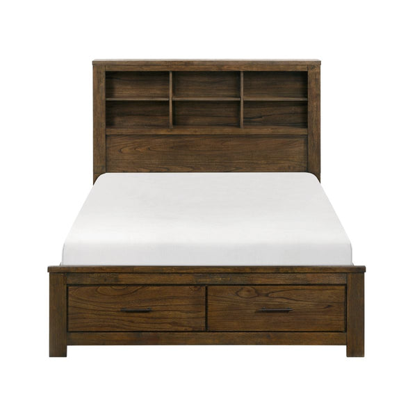 Sullivan California King Platform Bed with Footboard Storage