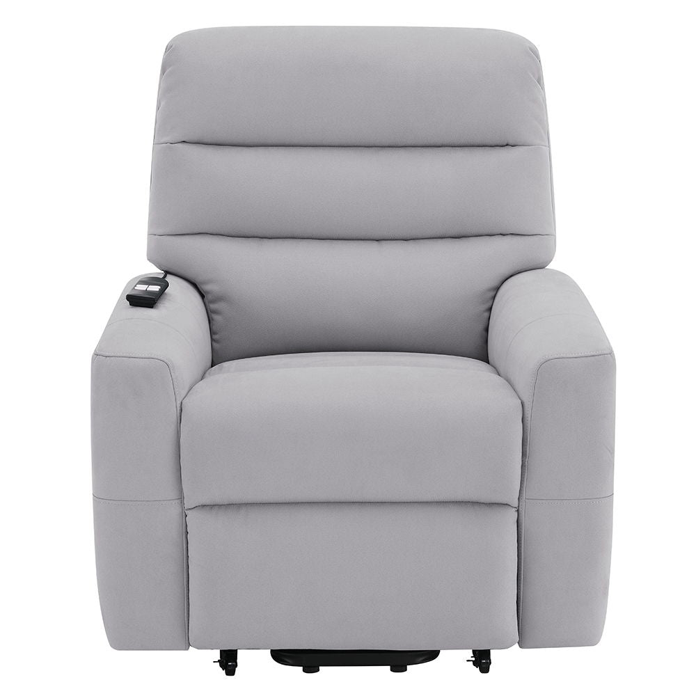 Freddie - Power Motion Recliner With Lift - Gray