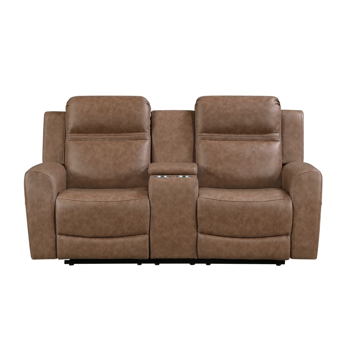 Hearth Double Reclining Love Seat with Center Console