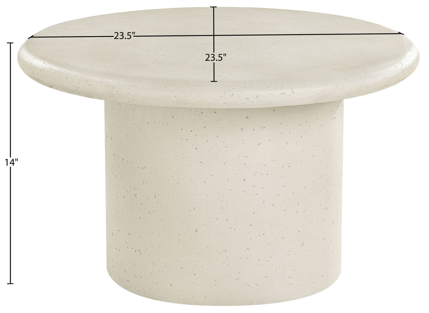 Emara - Concrete And Fiberglass Indoor / Outdoor Coffee Table