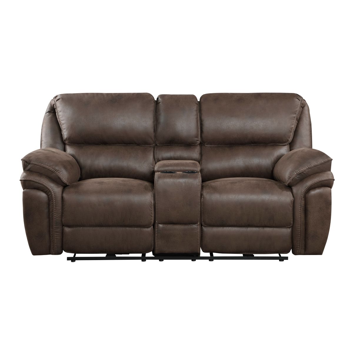 Proctor Power Double Reclining Love Seat with Center Console
