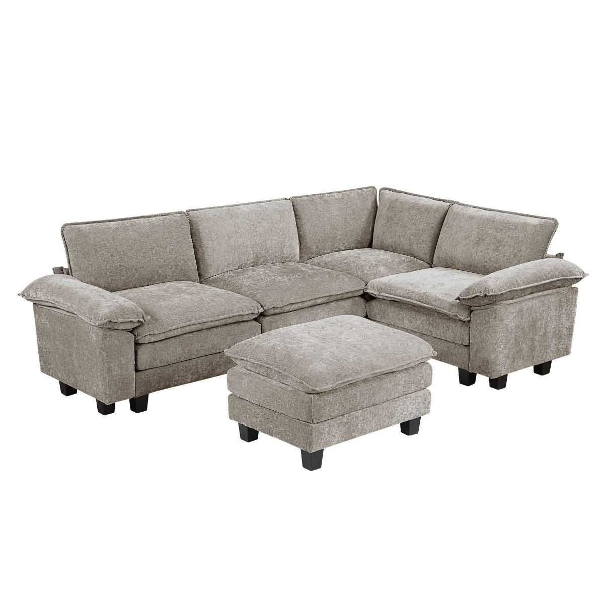 Dublin 5-Piece Modular Sectional with Ottoman
