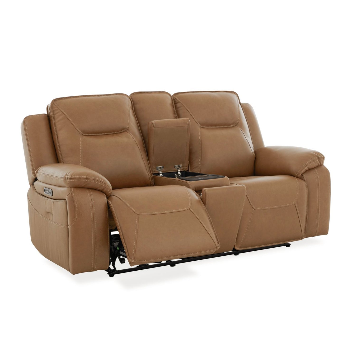 Callihan - Loveseat With Console P3 & ZW - Brown