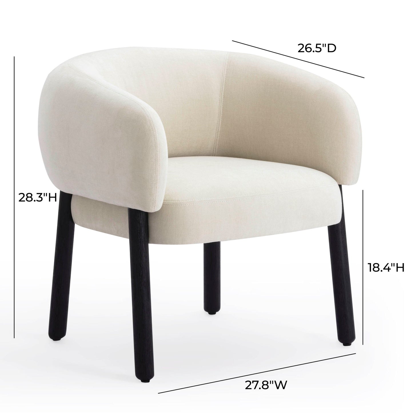 Foxy - Performance Basketweave Chenille Accent Chair