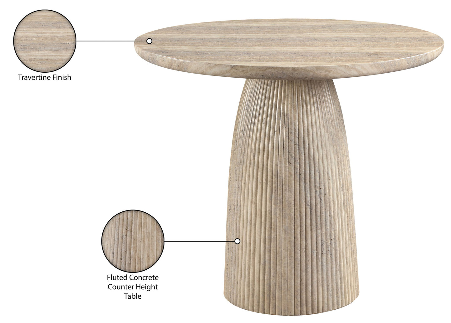 Venosa - Traverine Table