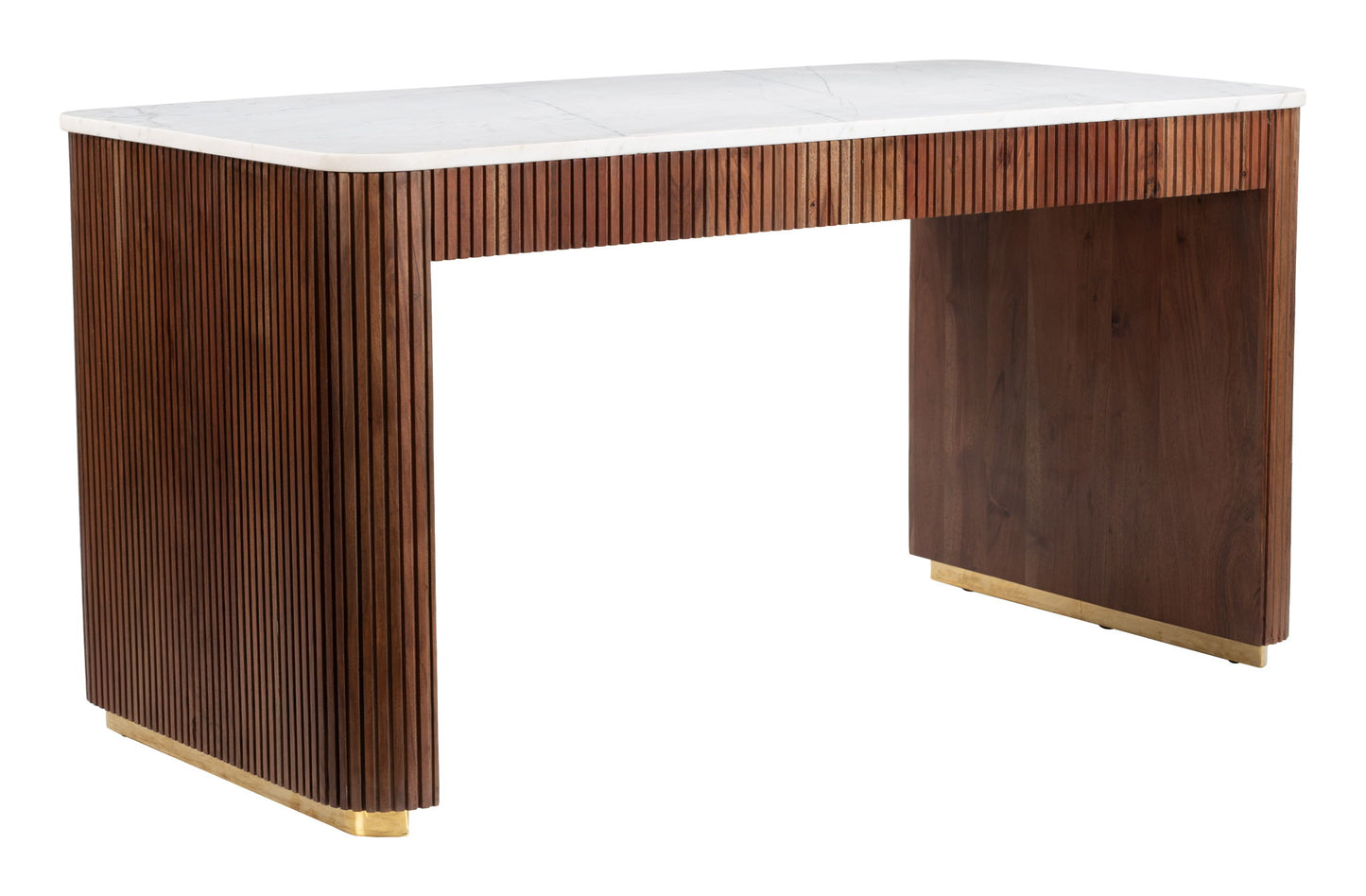 Obeah - Desk - White / Walnut
