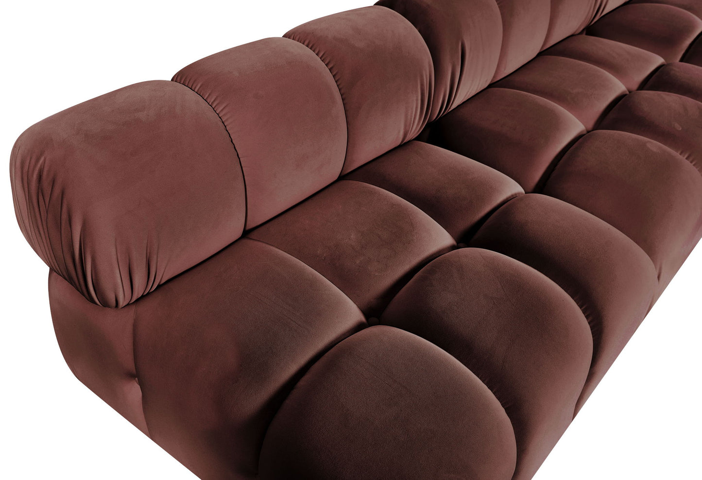 Orin - Velvet 6 Piece Modular L-Shaped Sectional