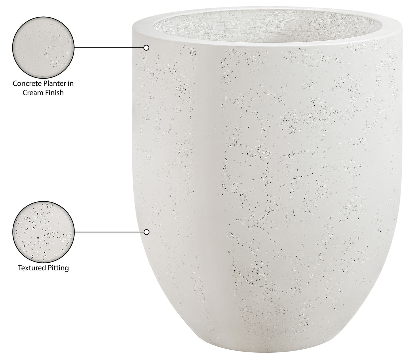 Florique - Indoor / Outdoor Concrete Planter