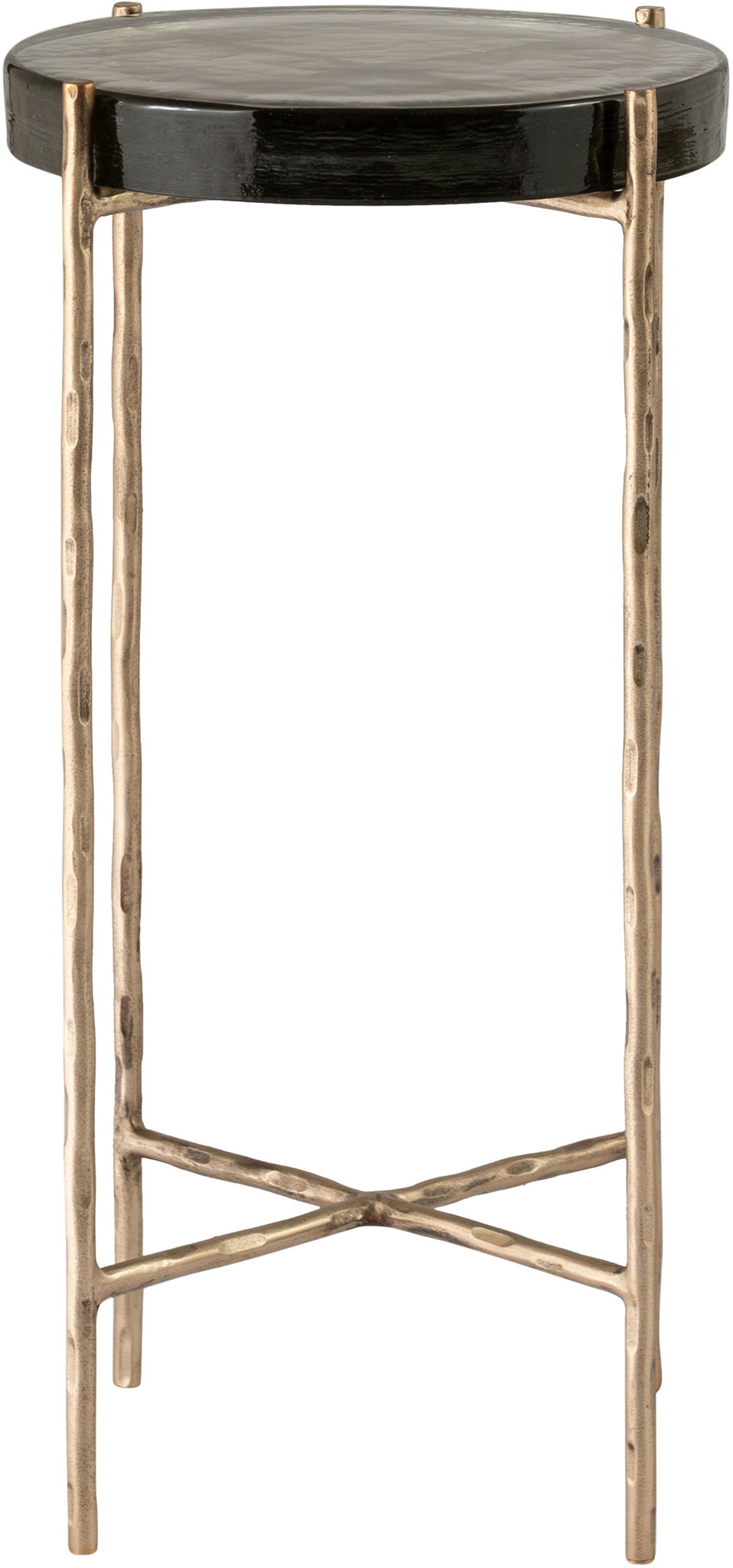 Vetra - Iron Base Bunching End Table - Brass