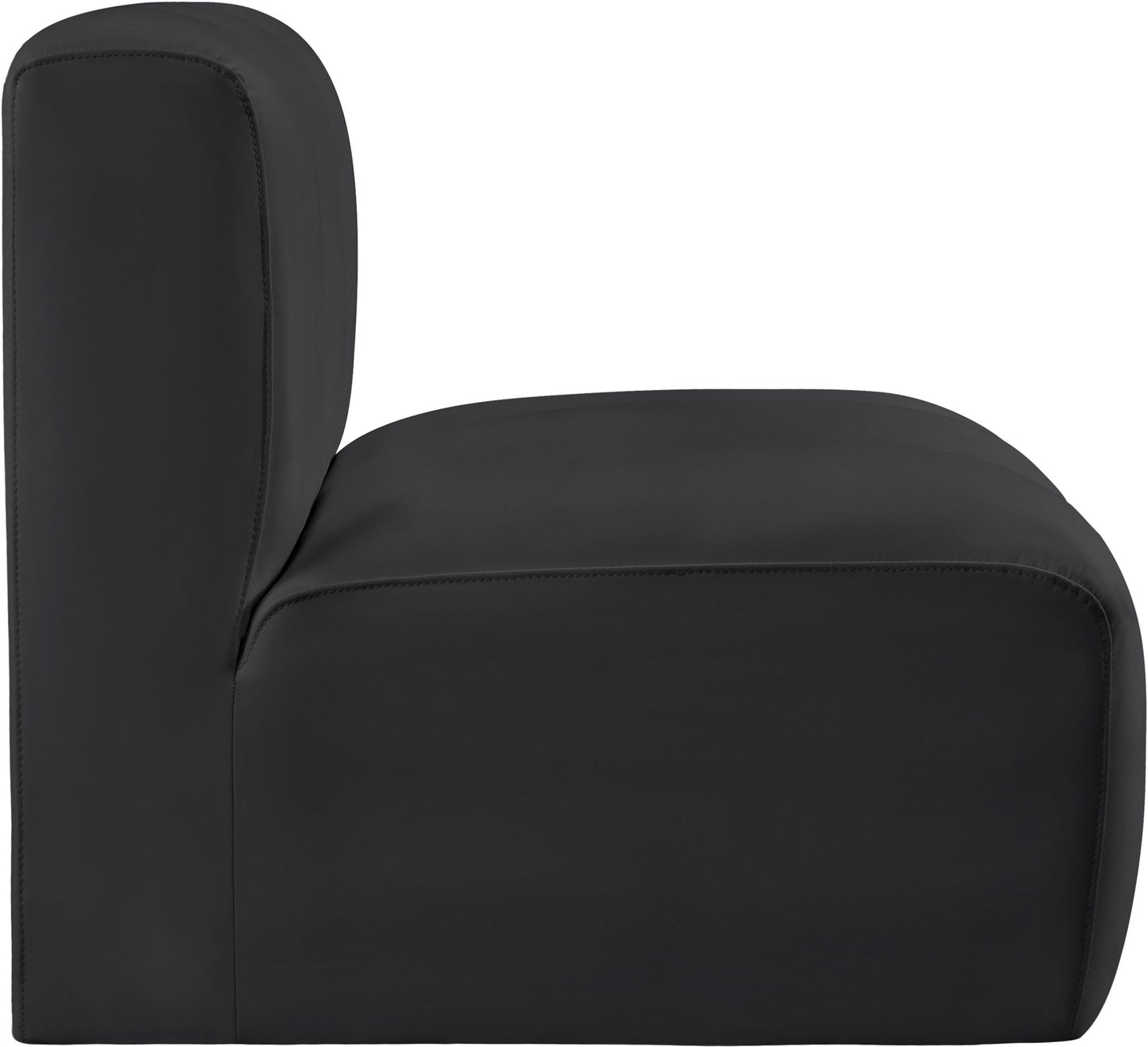 Arc - Faux Leather Straight Chair