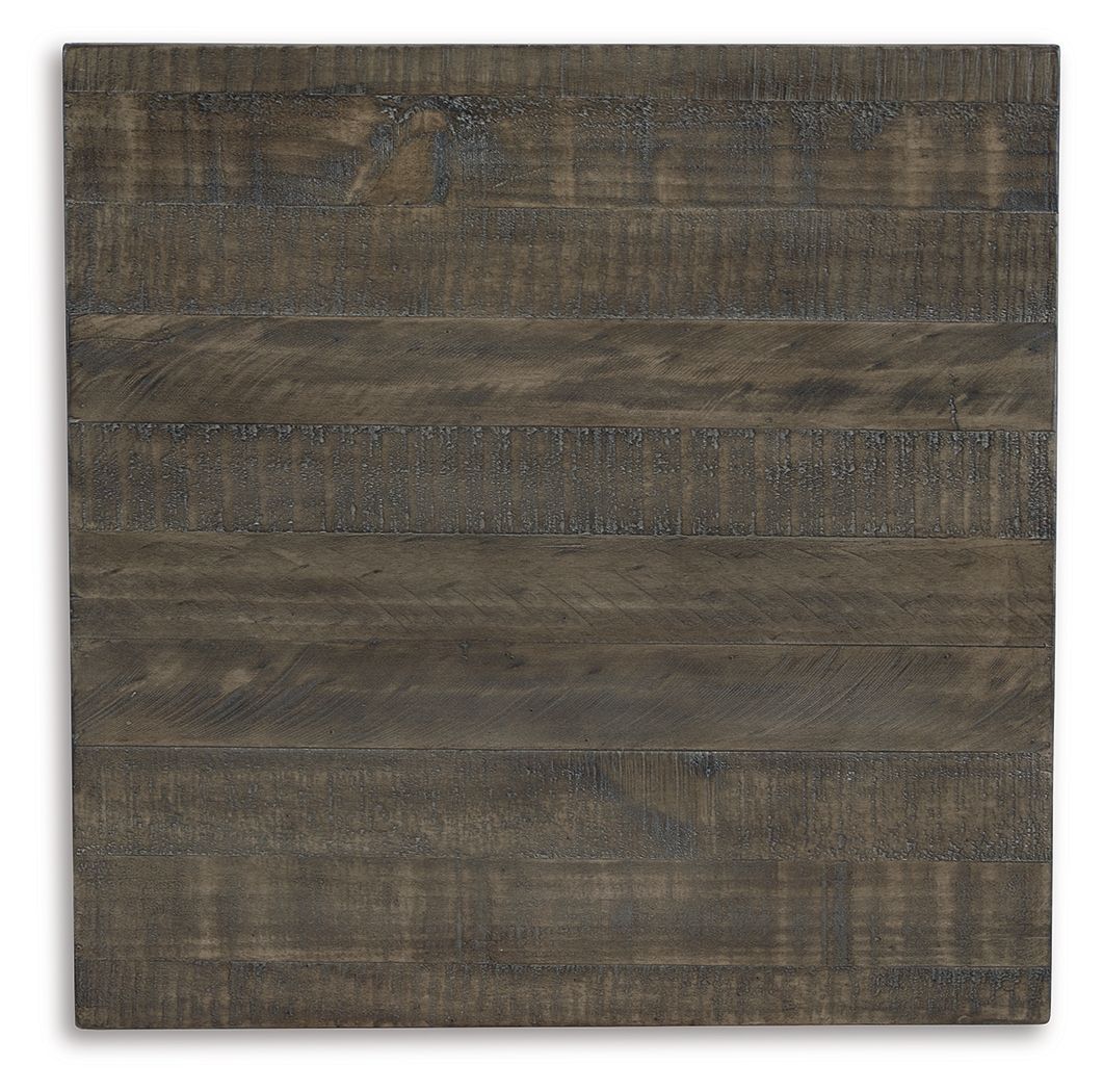 Havalance - Square End Table - White / Gray