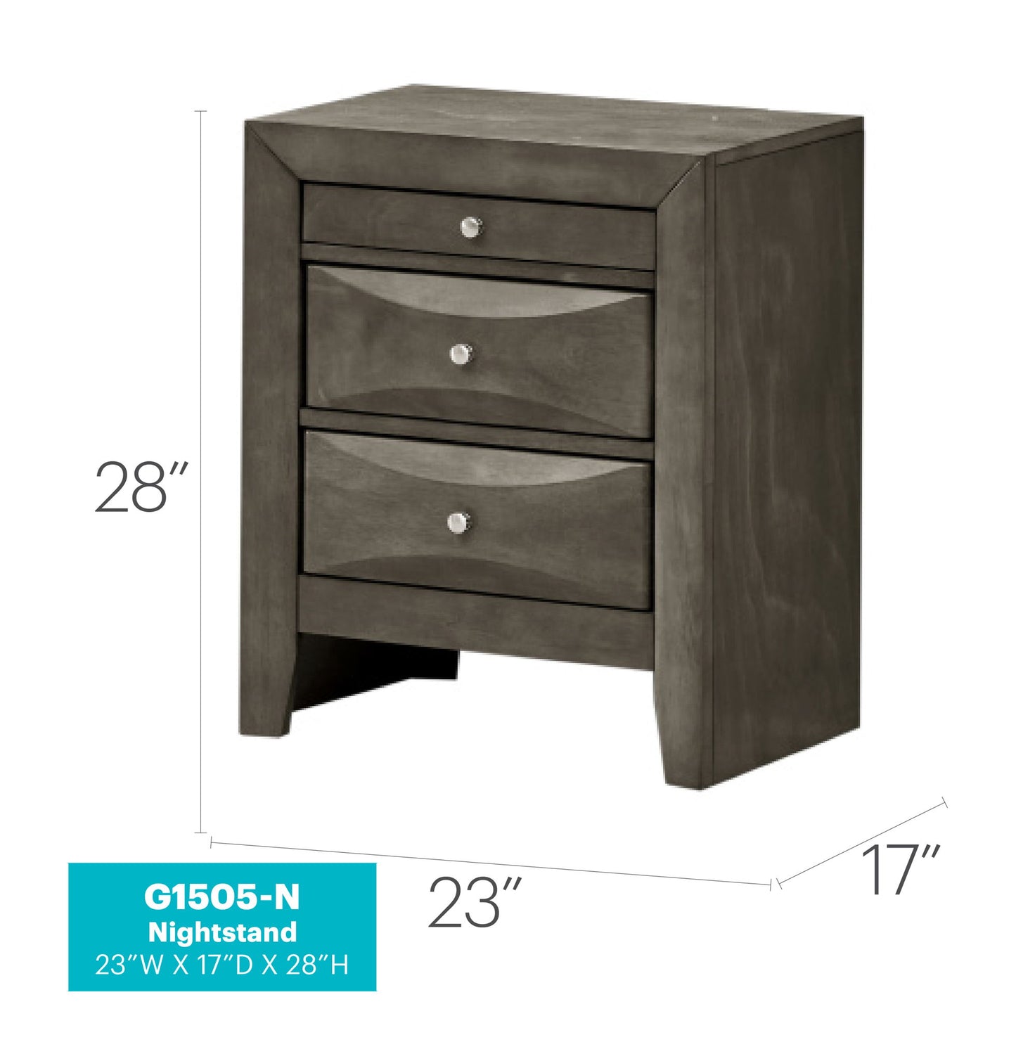 Glory Furniture - Marilla - Nightstand
