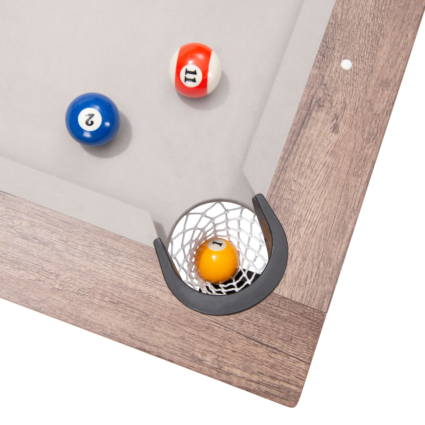 Bonkers - 3 In 1 Table With Pool Accessories - Brown