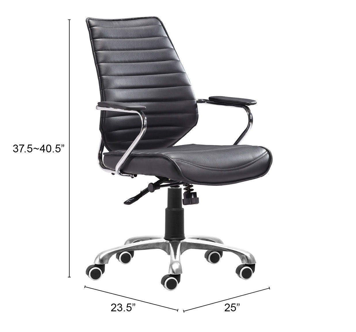 Enterprise - Low Back Office Chair - Black