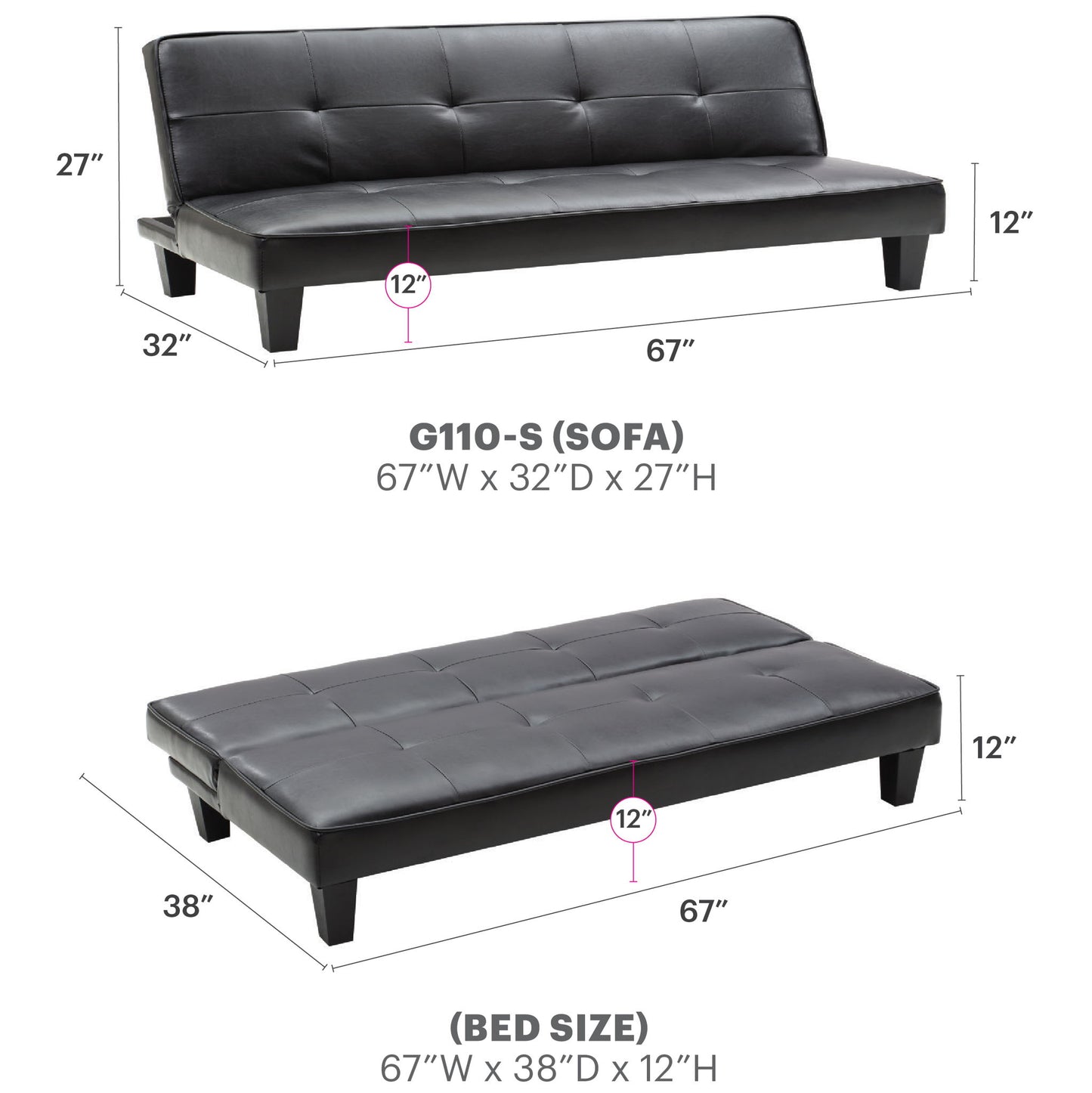 Glory Furniture - Alan - Sofa Bed