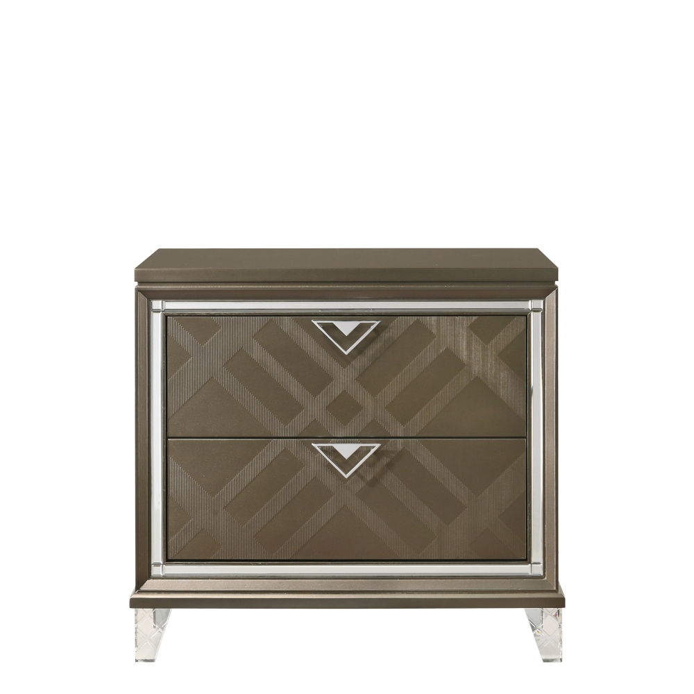 Skylar - Nightstand - Dark Champagne
