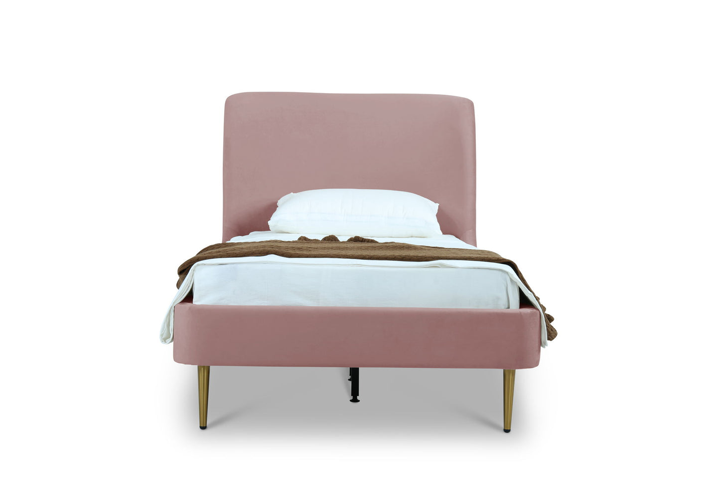 Manhattan Heather - Bed With Gold Legs