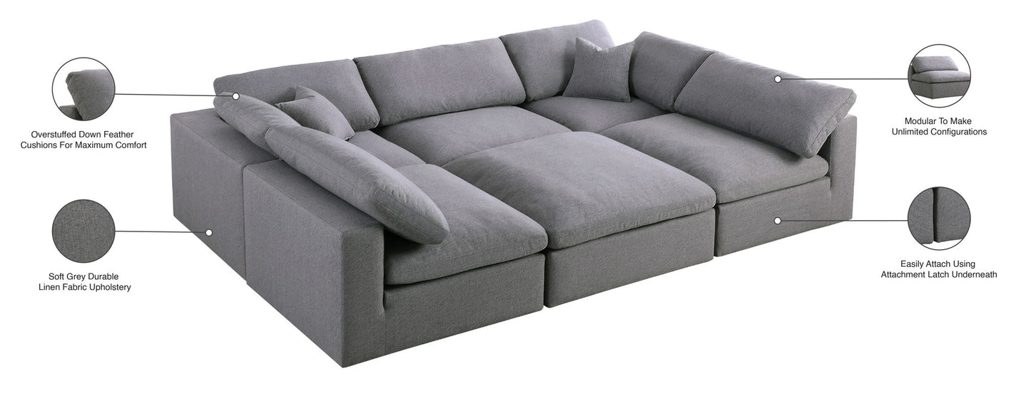 Serene - 6 Piece Modular Sectional