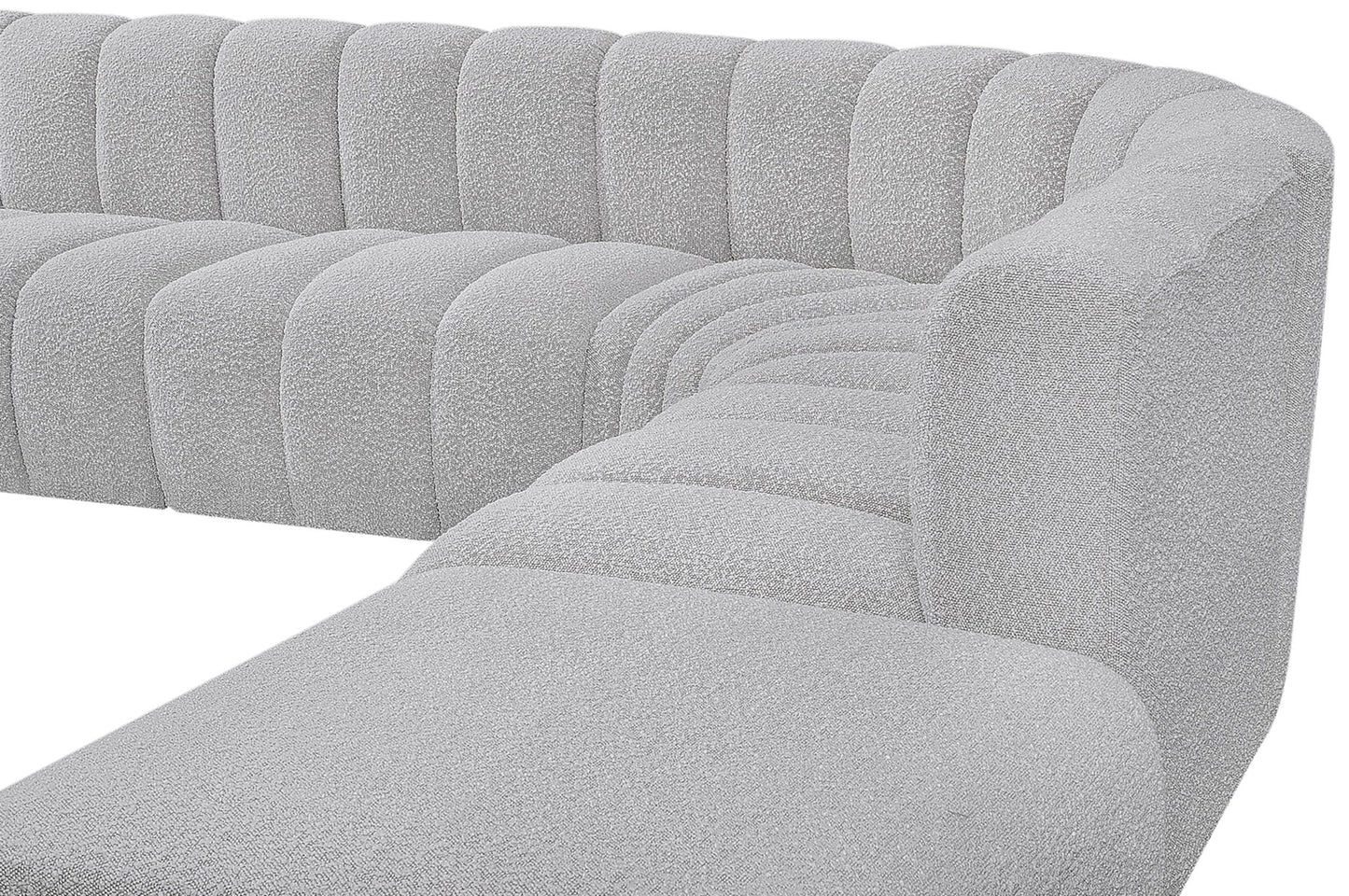 Arc - Boucle Fabric Modular Sectional