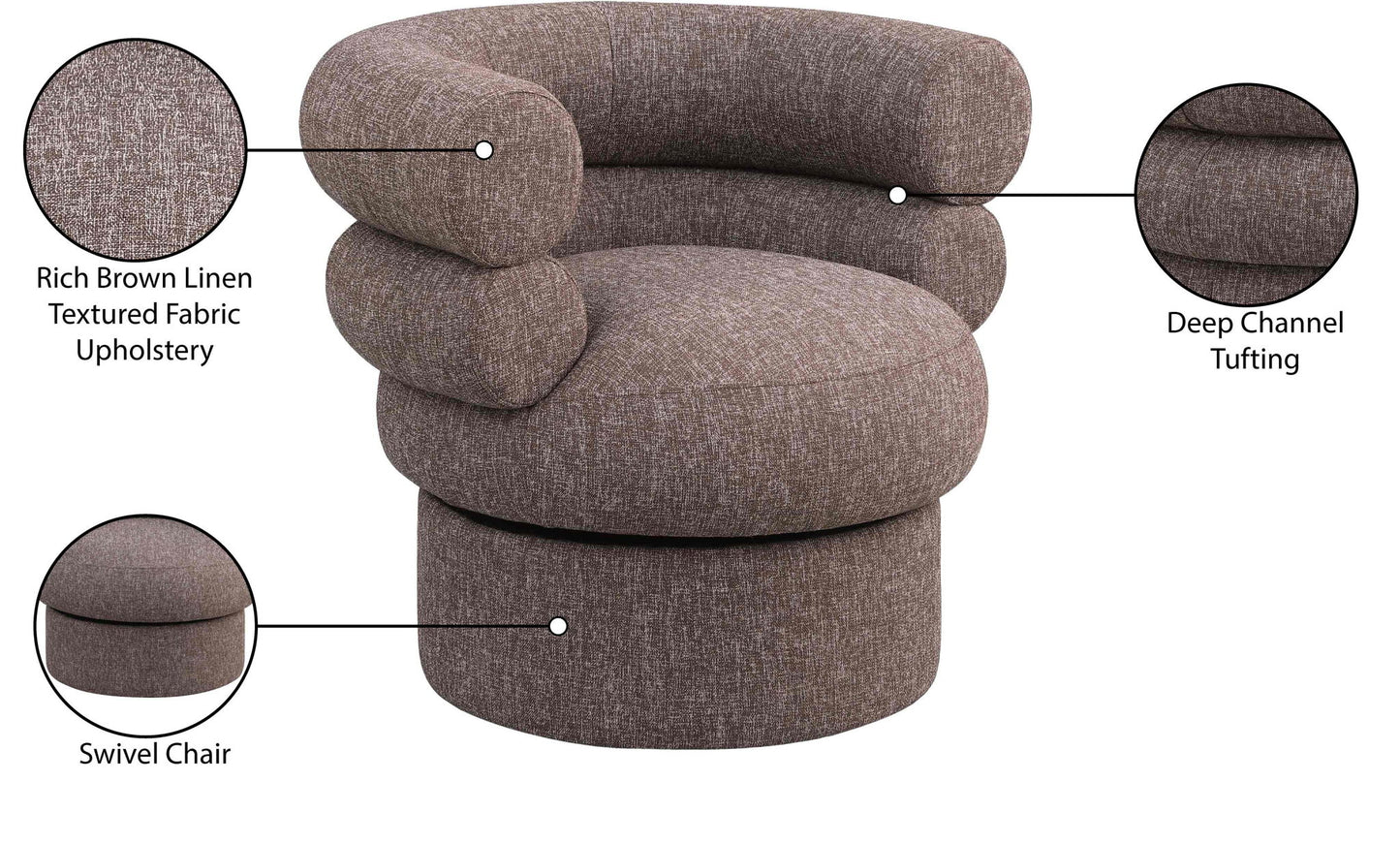 Valentina - Accent Swivel Chair
