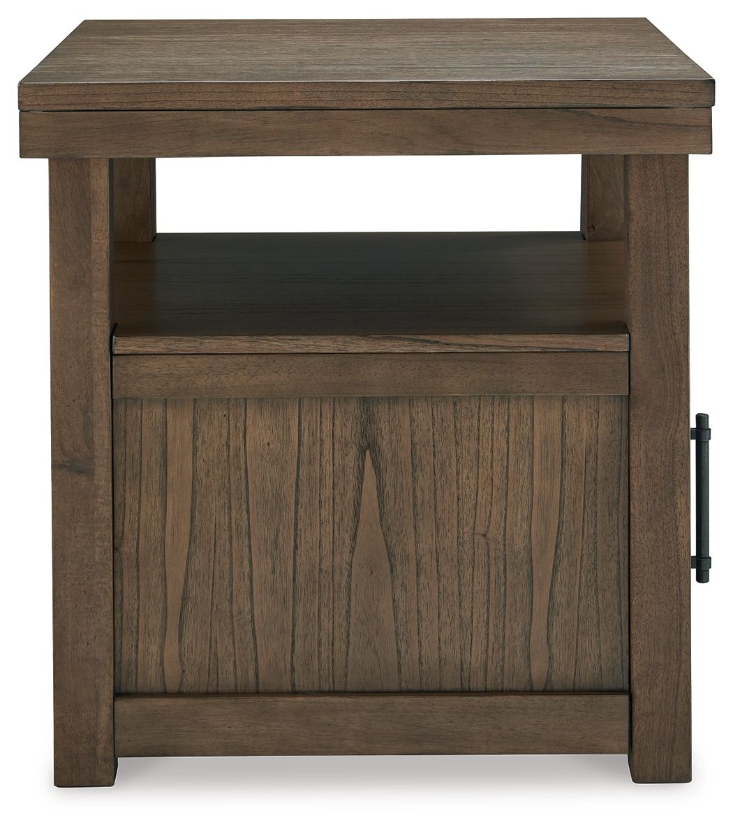 Boardernest - Rectangular End Table - Brown