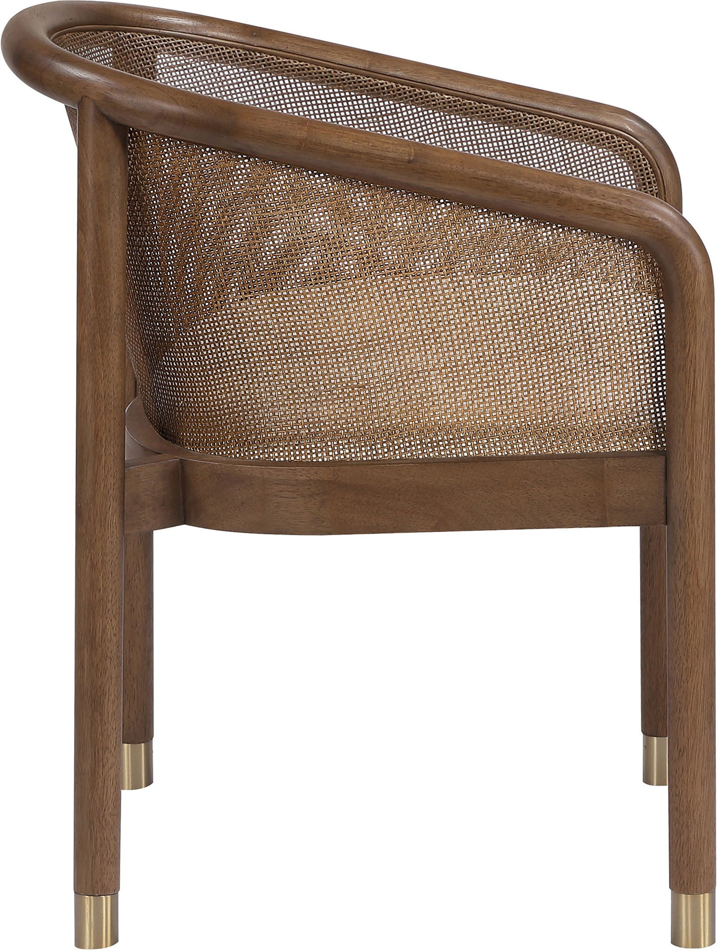 Sylvan - Vegan Leather Dining Chair (Set of 2) - Brown Frame