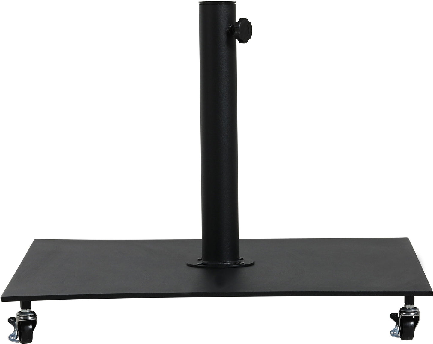 Fiji - Aluminum Patio Umbrella With Square Black Base