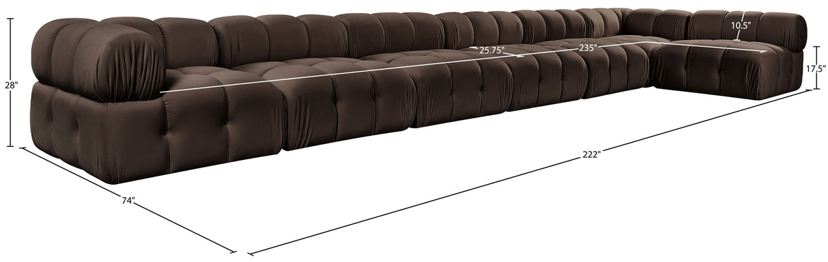 Orin - 7 Piece Modular Sectional (5 Modular Chairs, 2 Corner Chairs)