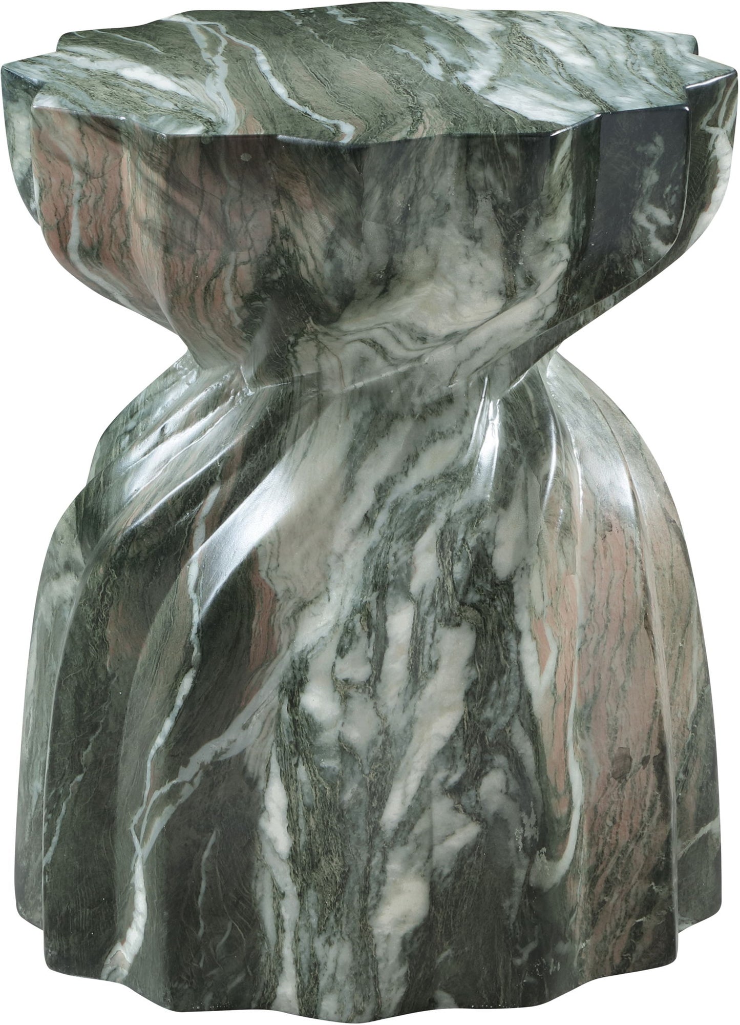 Caserta - Marble Finish Concrete End Table