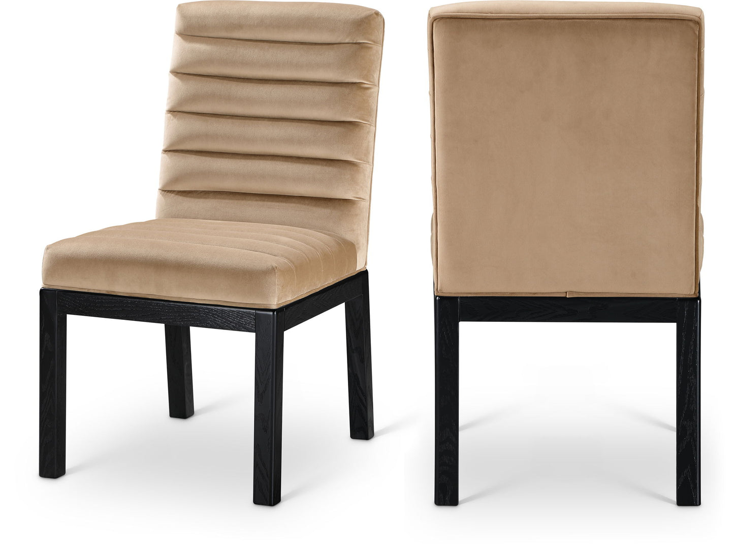 Evelyn - Dining Chair With Black Legs