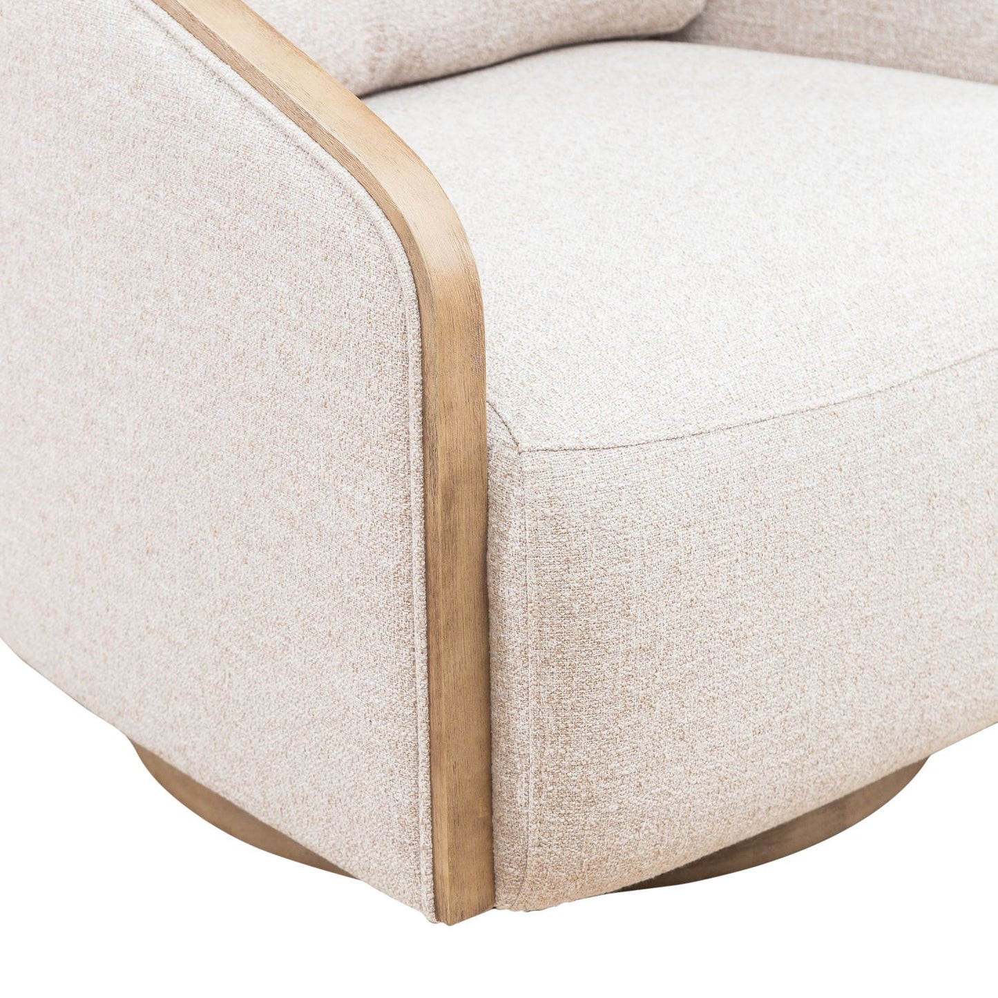 Nora - Upholstered Swivel Accent Chair