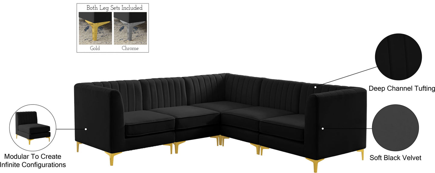 Alina - 5 Piece Modular Corner Sectional