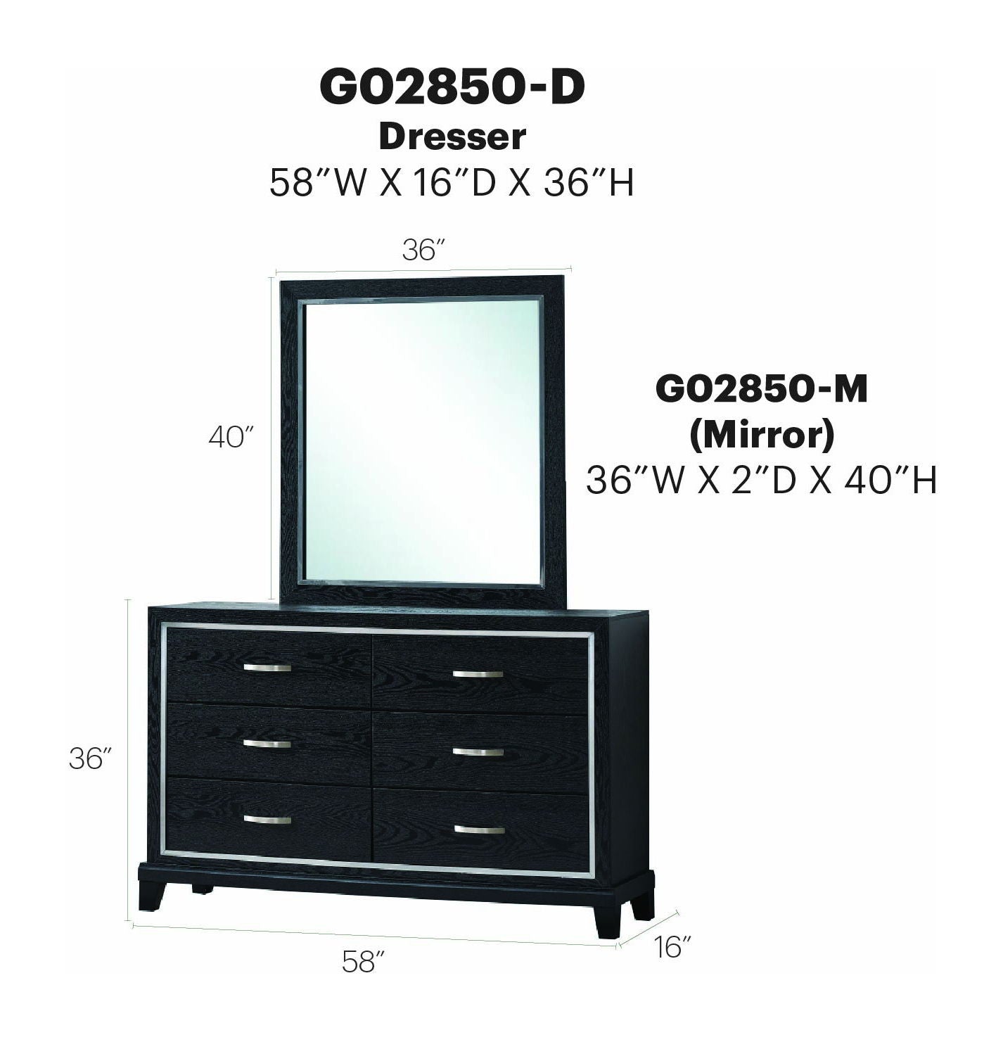 Glory Furniture - Livingston - Dresser