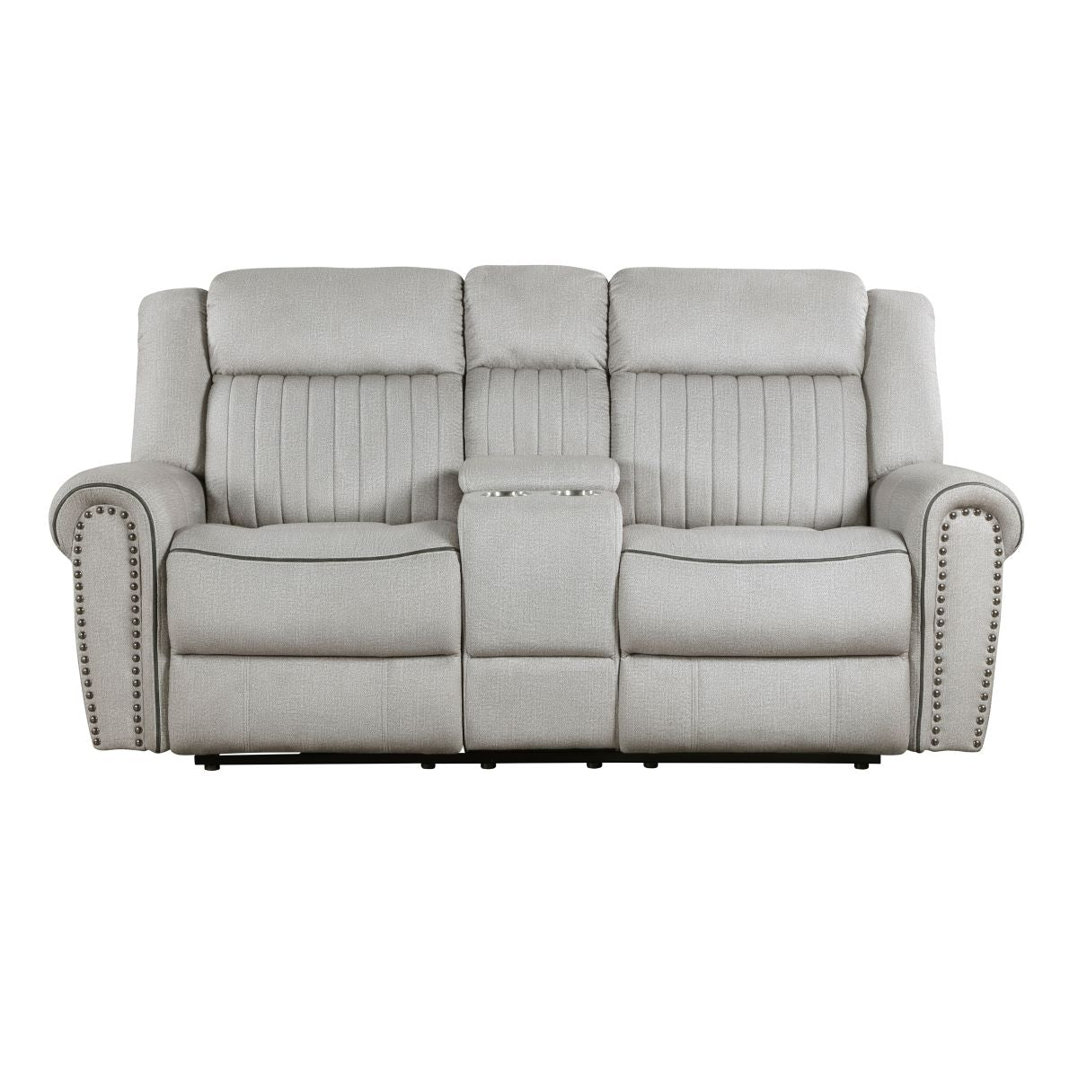 Brennen Power Double Reclining Love Seat with Center Console