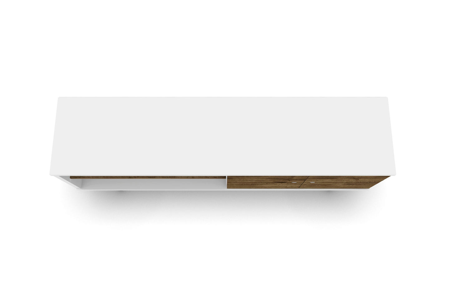 Manhattan Liberty - 63" TV Stand With White Frame