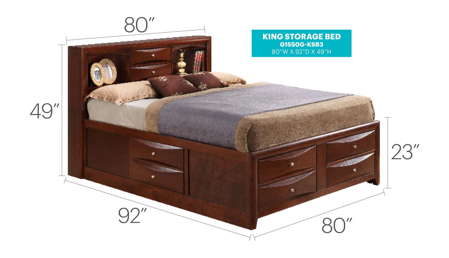 Glory Furniture - Marilla - Storage Bed