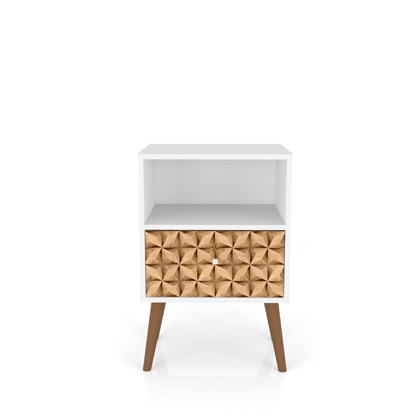 Manhattan Liberty - Nightstand Wtth White Frame