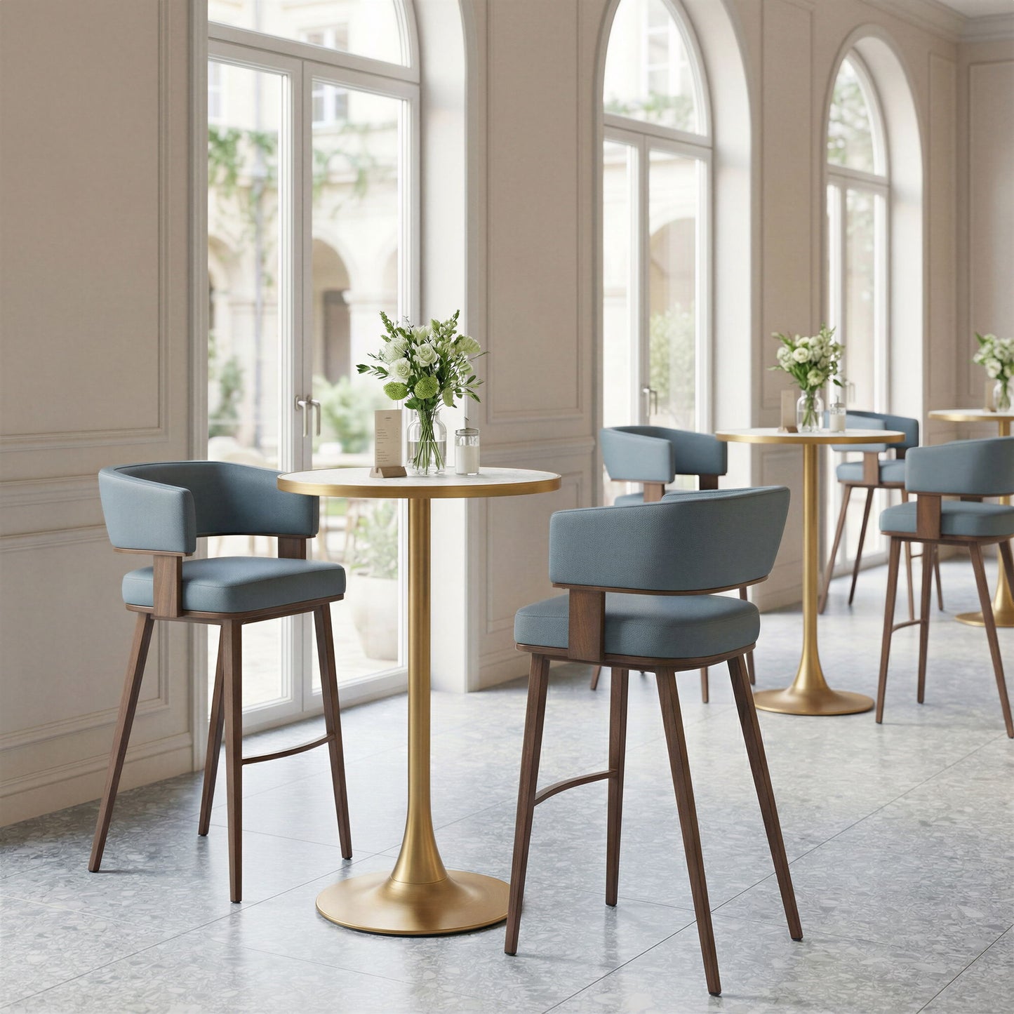 Poise - Barstool - Blue
